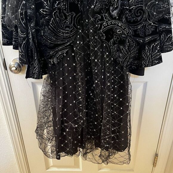 Wishcraft Wicked Princess Costume Velvet Bell Sleeve Witch Evil Queen Girls SZ 8 - Picture 10 of 16